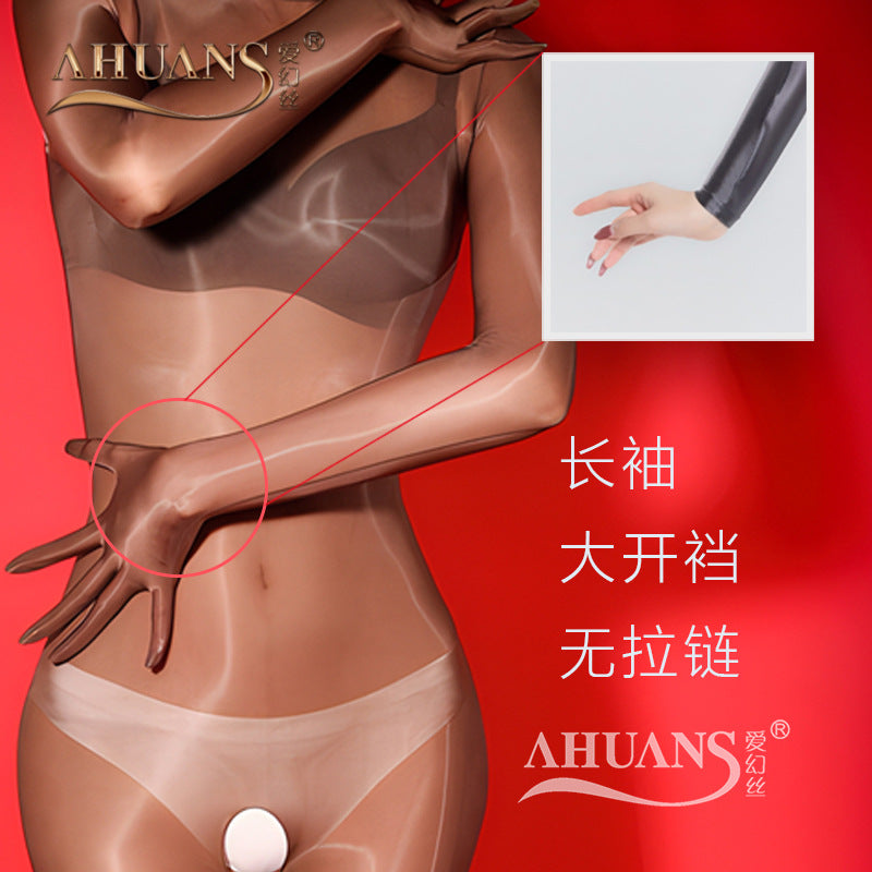 Fantasy Silk「Ji」Shiny 5d Open Crotch Bodysuit