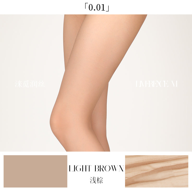 Limerence-M「Silky0.01」High Waist Seamless Crotch Ultra-Thin Pantyhose