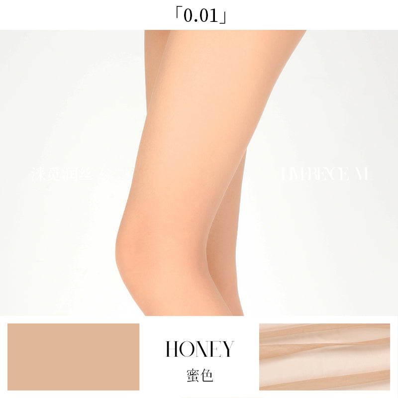 Limerence-M「Silky0.01」High Waist Seamless Crotch Ultra-Thin Pantyhose