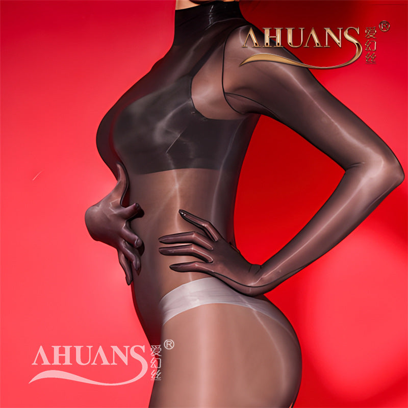 Fantasy Silk「Ji」Shiny 5d Open Crotch Bodysuit